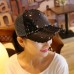 Fashion  Ponytail Baseball Cap Sequins Shiny Messy Bun Snapback Hat Sun Cap  eb-81289284